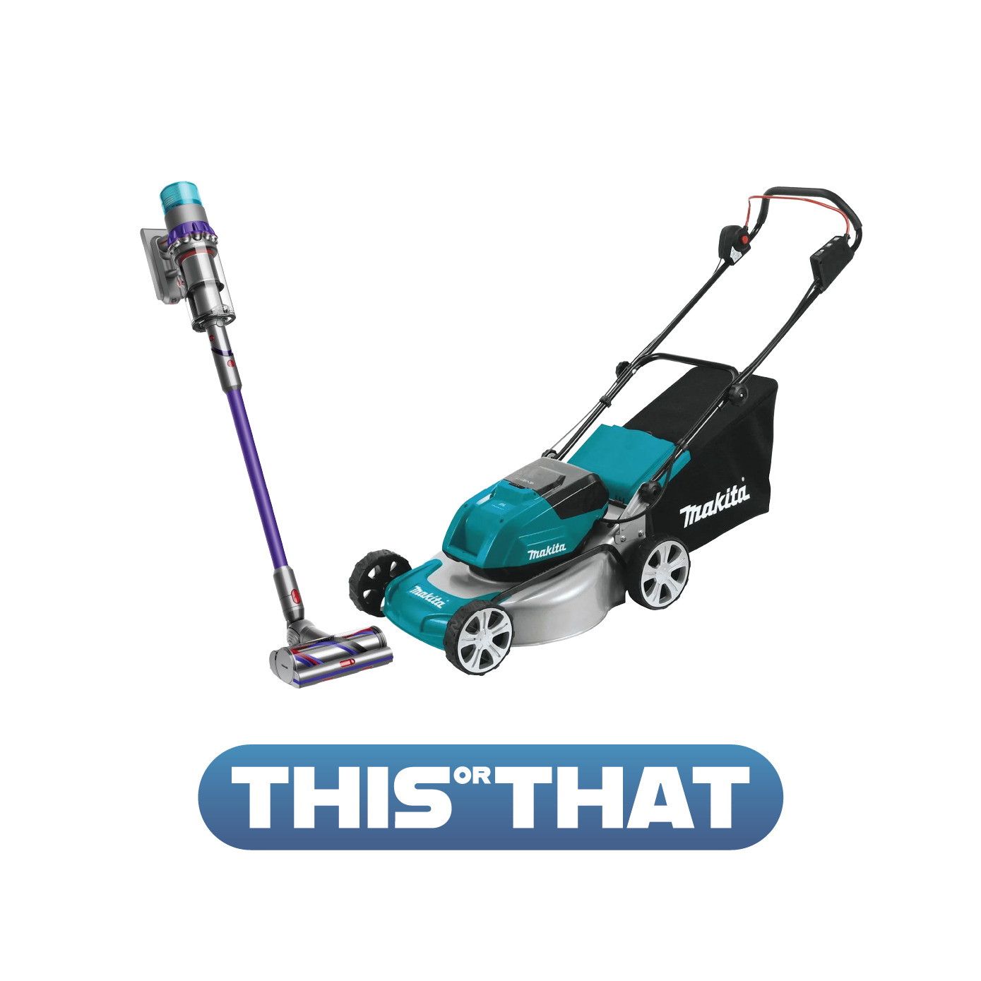 August 2026 Giveaway: Makita Lawn Mower OR Dyson Vacuum