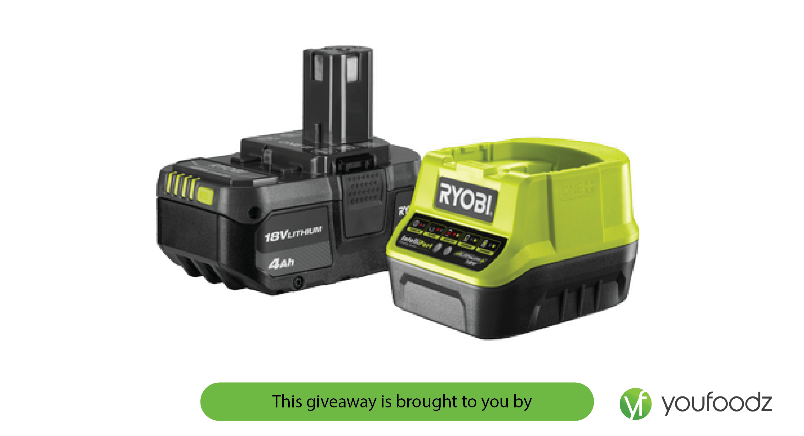 Ryobi tool kit battery CARMA Rewards Club prize