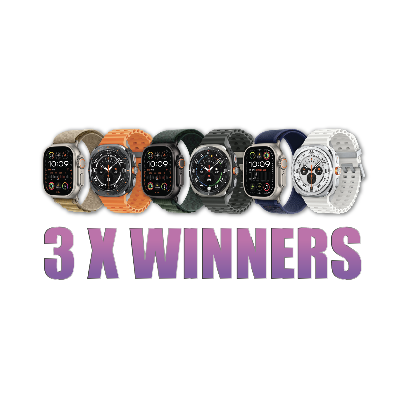 November 2025 Giveaway: Your Choice of Smart Watch (3 x Winners)
