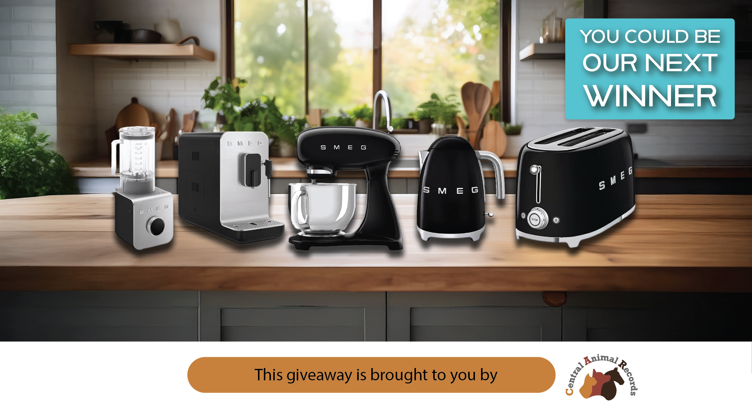 August 2025 Giveaway: The Smeg Kitchen Appliances Bundle